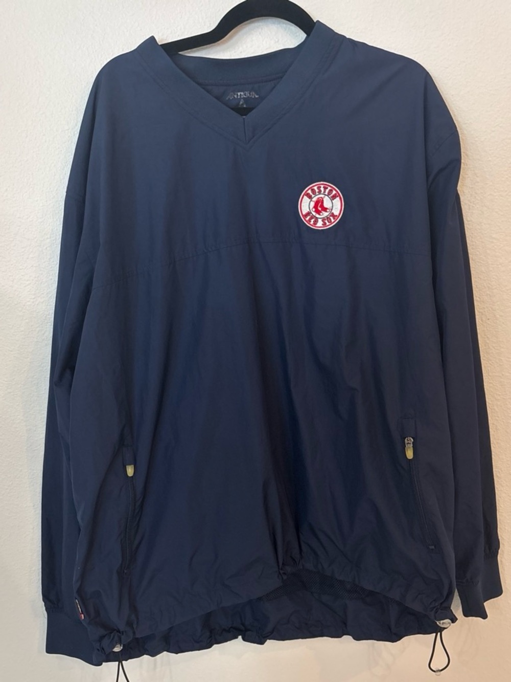 Boston Red Sox Antigua Navy Windbreaker Jacket